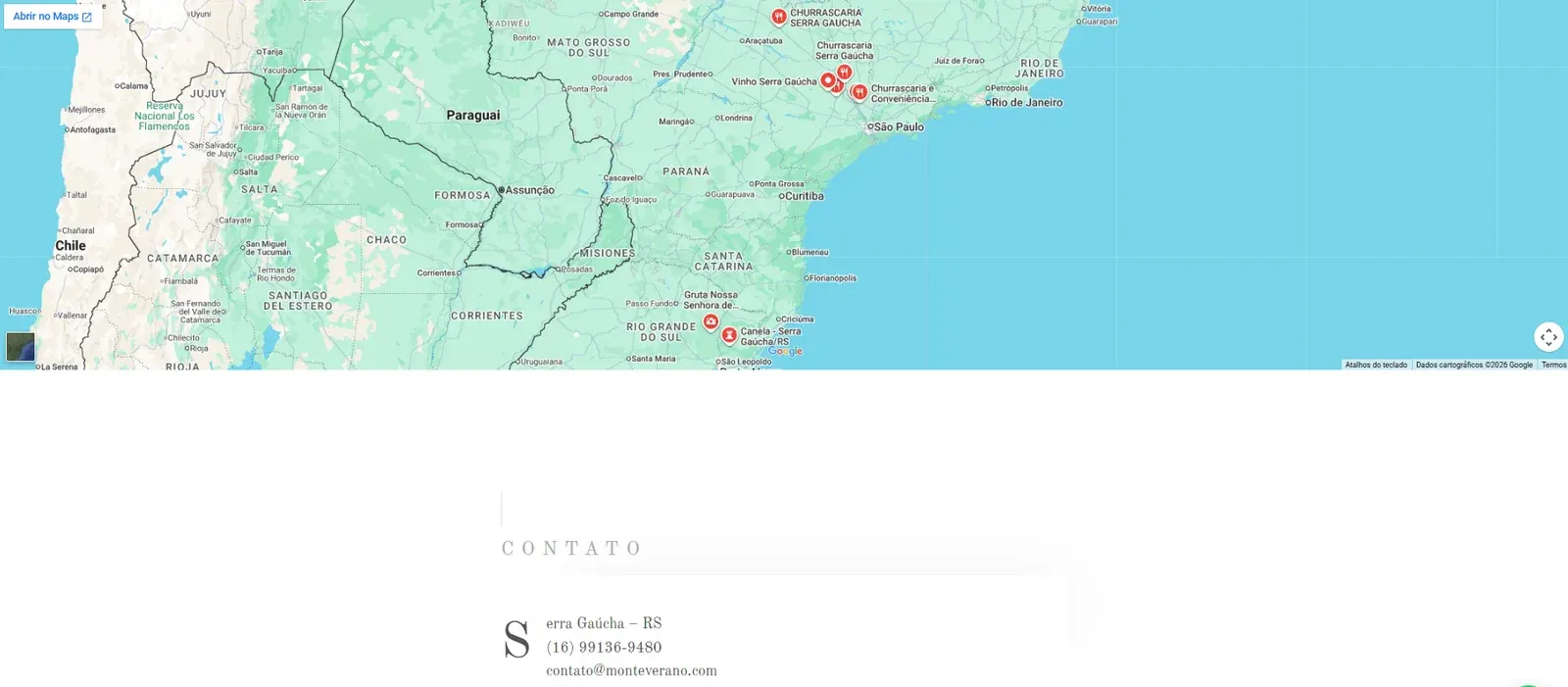 Modelo de site institucional Vinicola - imagem 2