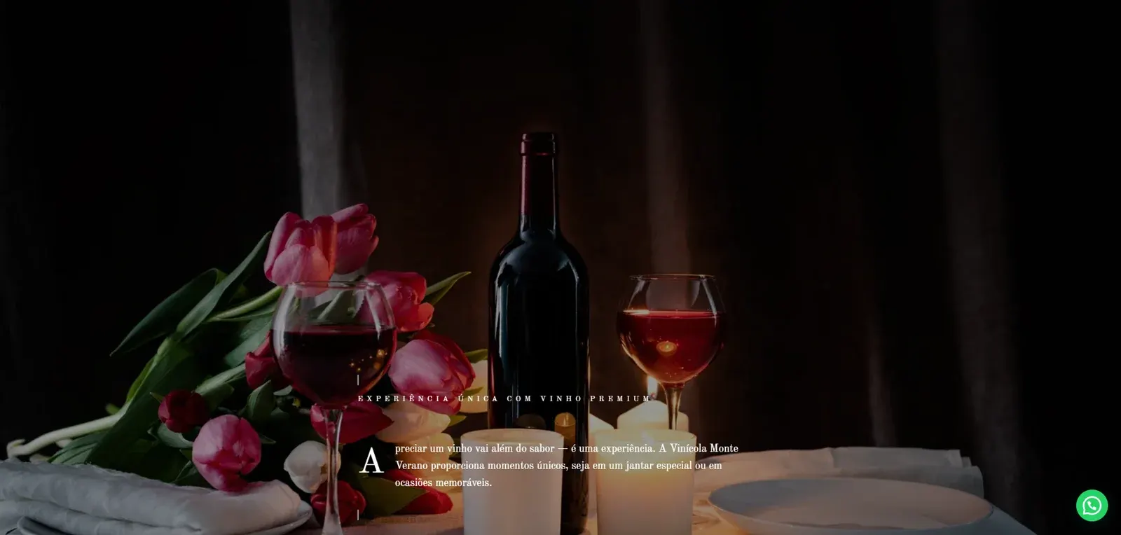 Modelo de site institucional Vinicola - imagem 4
