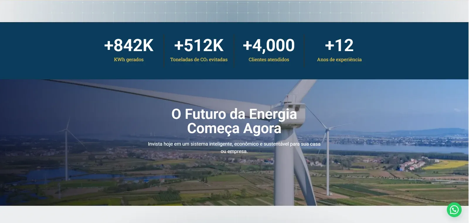 Modelo landing page Energia Solar - imagem 7