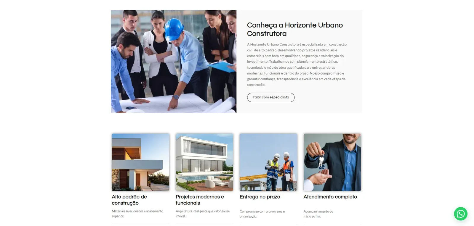 Modelo de site para Construtora - imagem 3