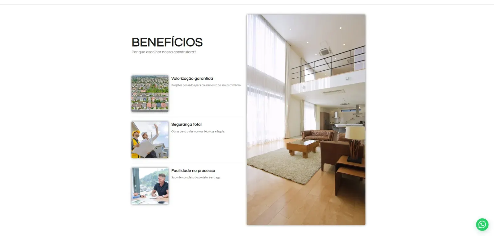 Modelo de site para Construtora - imagem 4