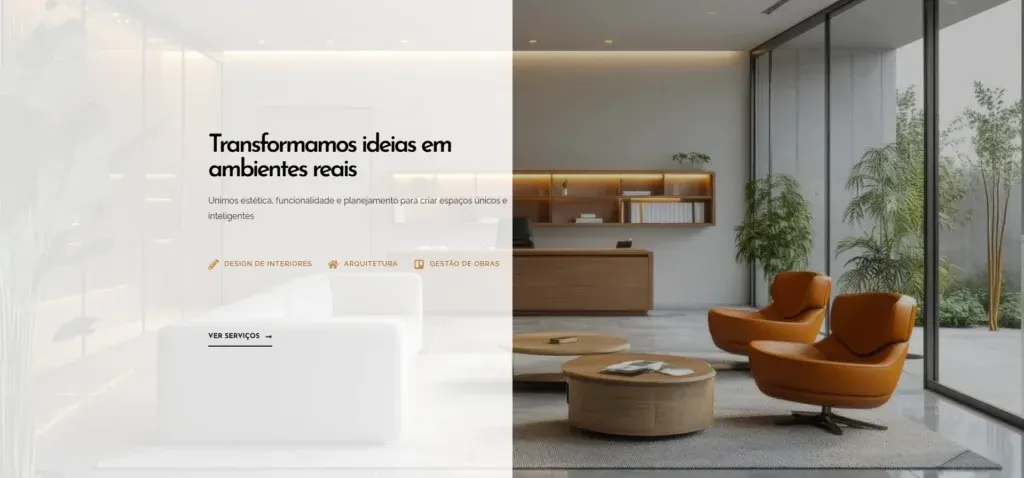 Modelo de site para Arquitetura - imagem 3