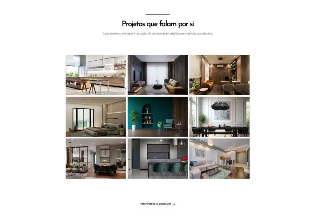 Modelo de site para Arquitetura - imagem 2