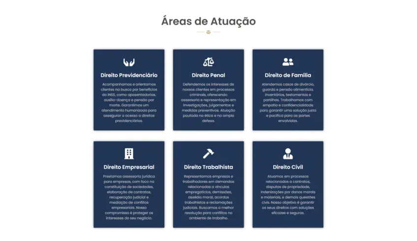 Modelo de site para advocacia ADV 2 - imagem 3