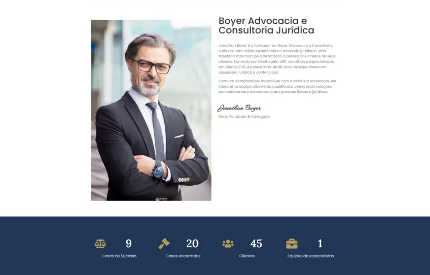 Modelo de site para advocacia ADV 2 - imagem 4