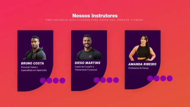 Modelo de site para Academias - imagem 2