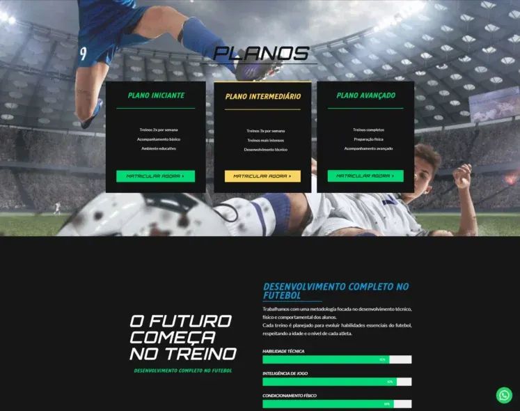 Modelo de site para Esportes - imagem 1