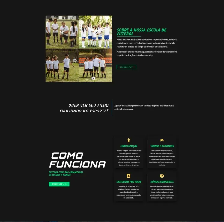 Modelo de site para Esportes - imagem 2