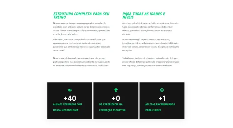 Modelo de site para Esportes - imagem 4